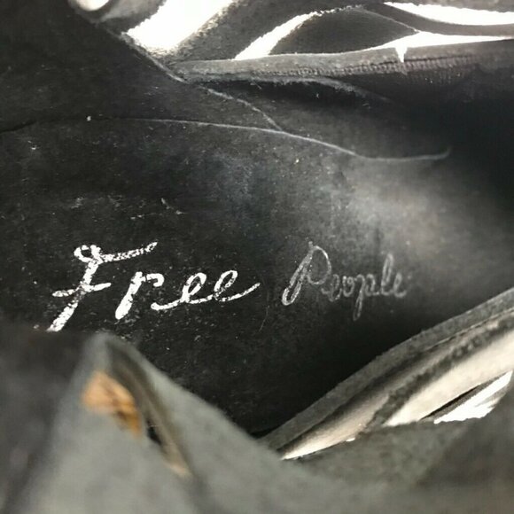 Free People Hybrid Ankle Boots Booties Black 8 - Picture 7 of 9